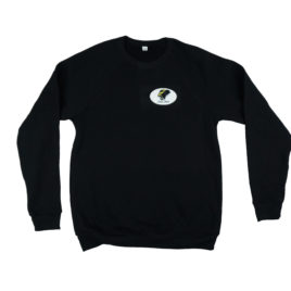 Sponge Fleece Sweatshirt-Black